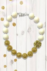 Gold Bubblegum Necklace
