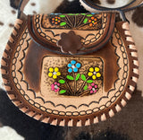 Floral Embroidery Purse